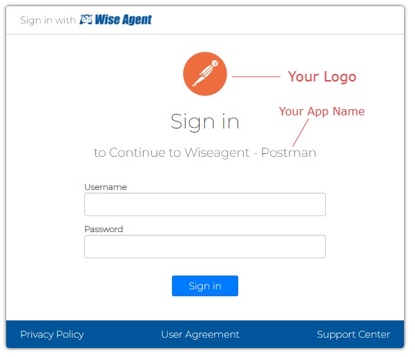 OAuth Consent Initial Screen