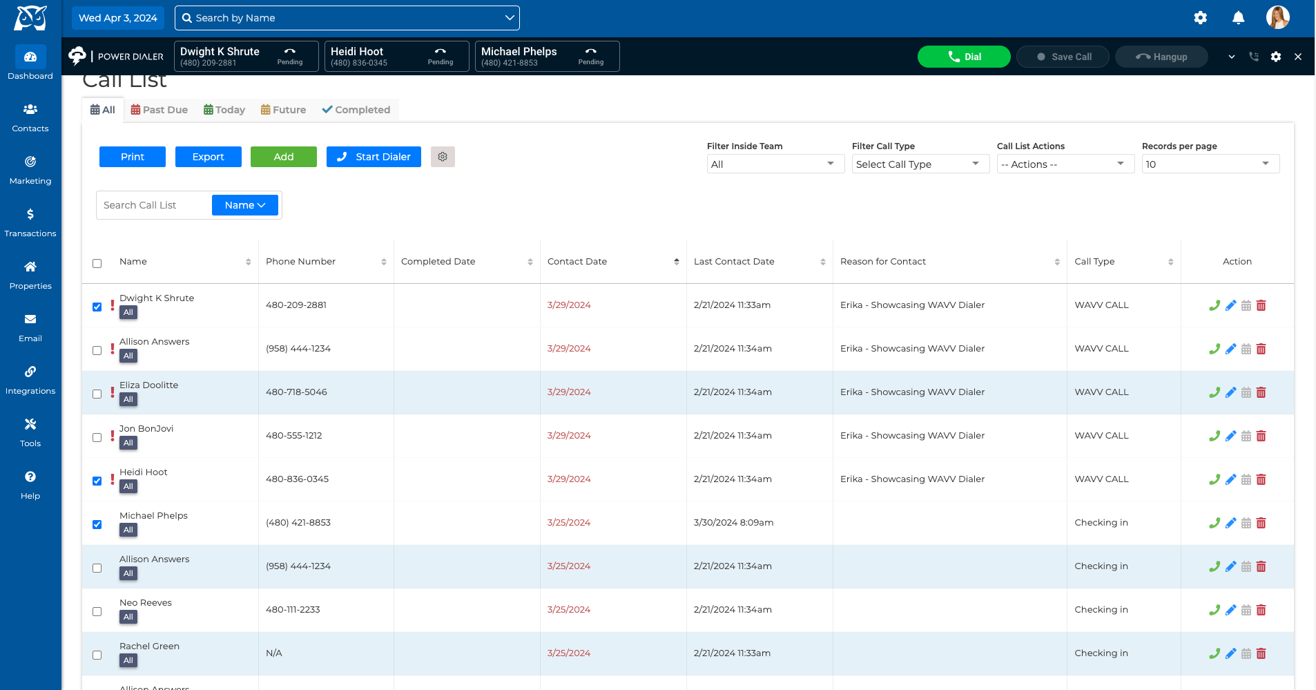 Real Estate CRM with Built-in Power Dialer