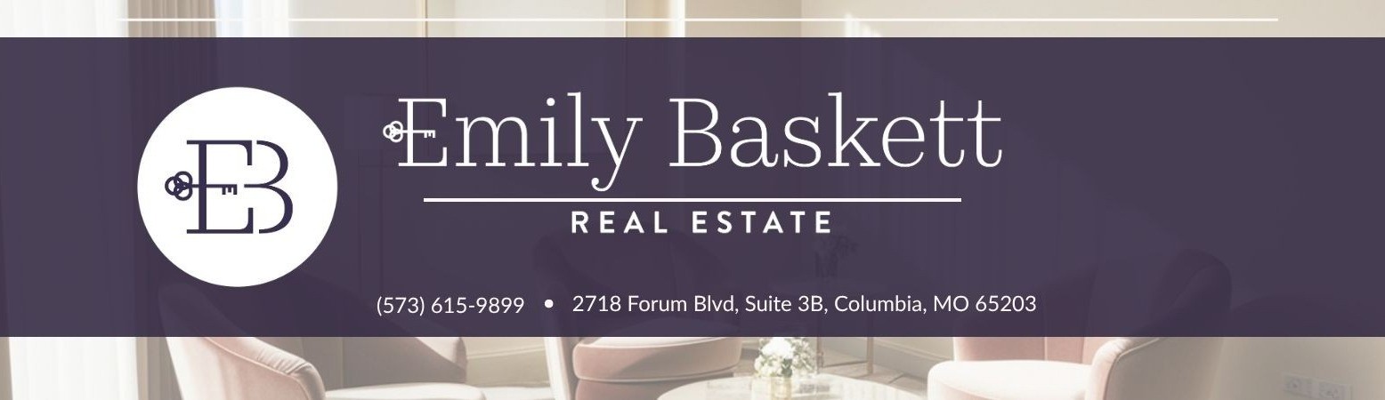 Emily Baskett Real Estate, (573) 615-9899, 2718 Forum Blvd, Suite 3B, Columbia, MO 65203